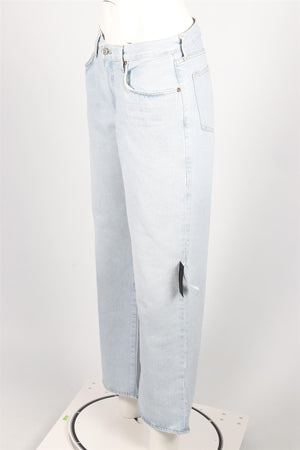 Agolde Blue Low Rise Straight Leg Jeans W28 UK 10