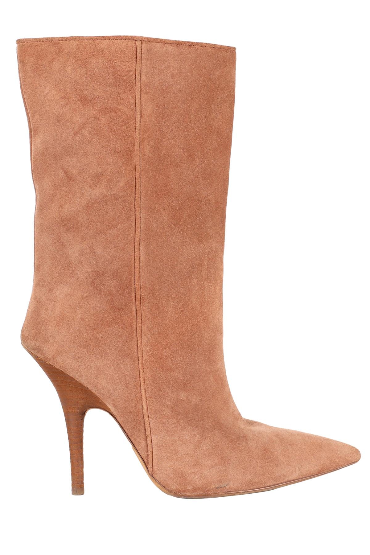 YEEZY PINK SEASON 5 SUEDE ANKLE BOOTS EU 38 UK 5 US 8