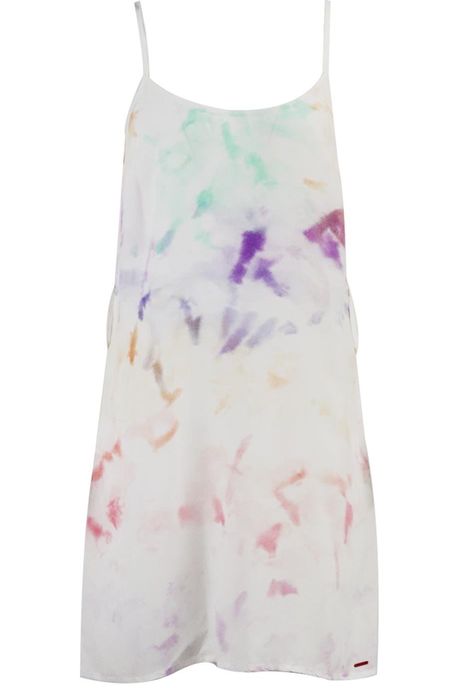 N:PHILANTHROPY TIE DYED CUPRO MINI DRESS SMALL