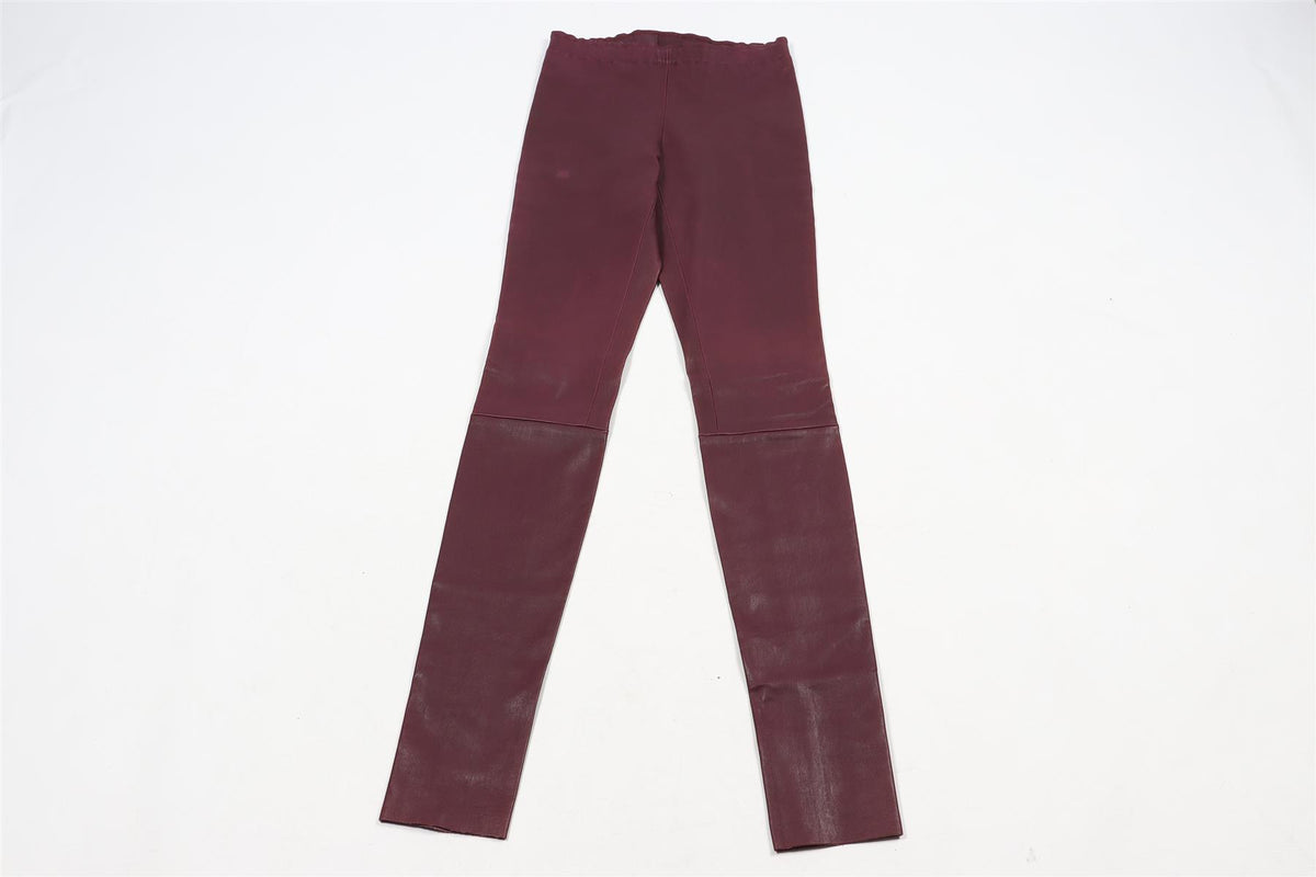 STOULS LEATHER SKINNY PANTS XXS UK 4