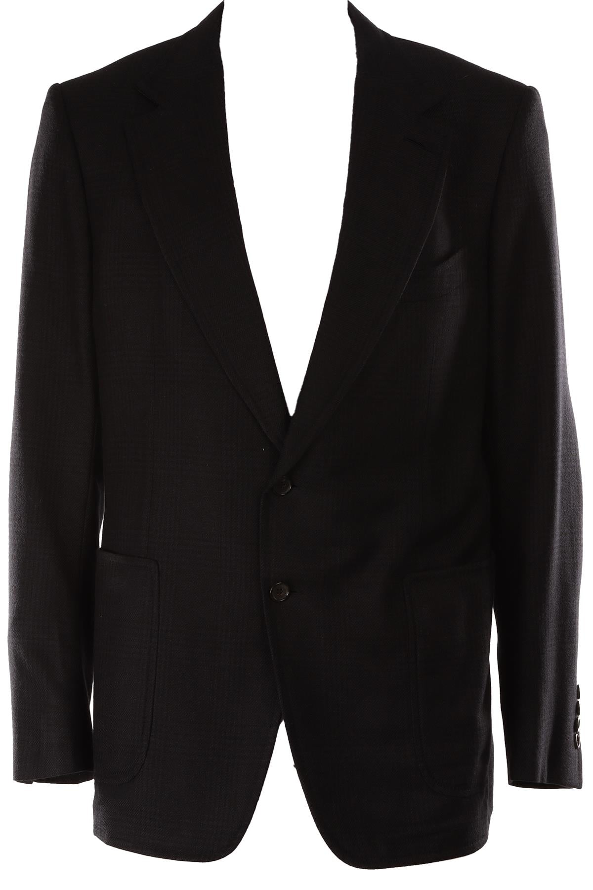 TOM FORD NAVY MEN'S CASHMERE BLAZER IT 56 UK/US 46