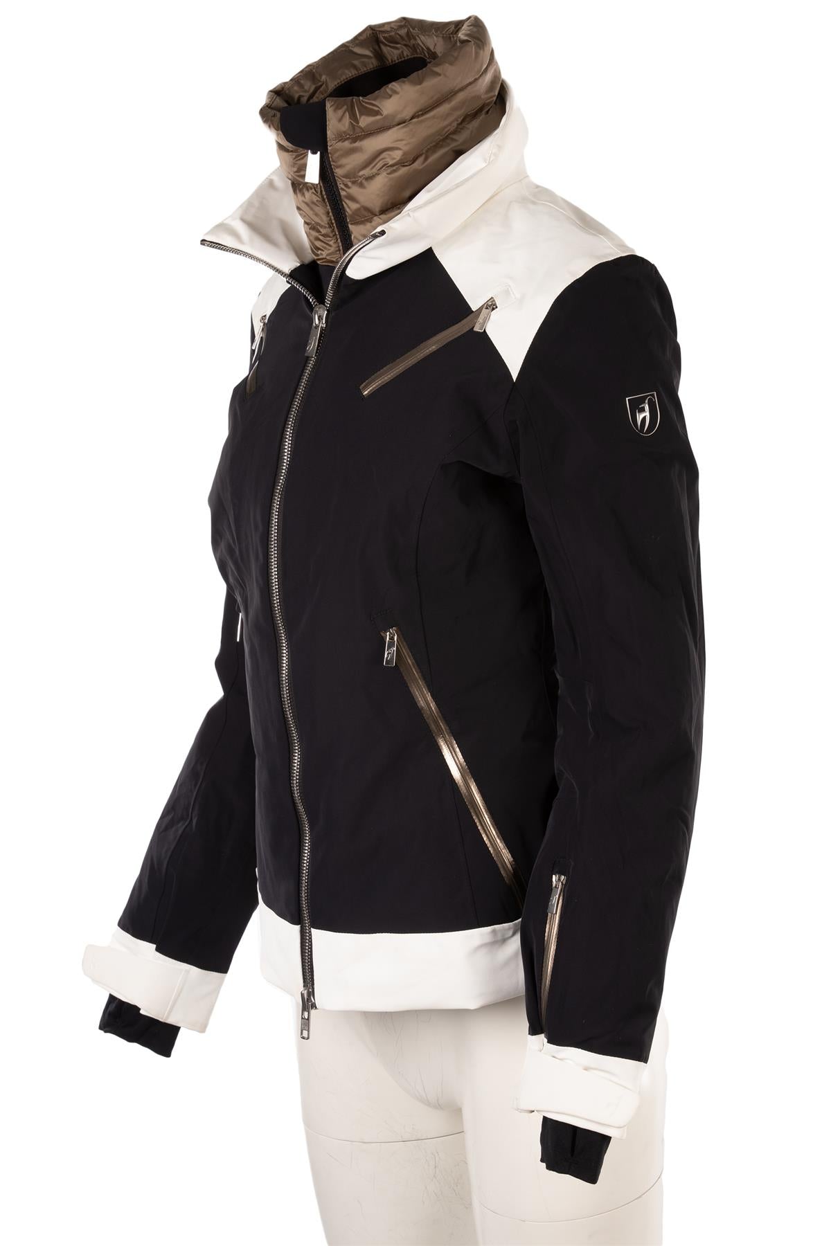 TONI SAILER BLACK SKI JACKET FR 36 UK 8