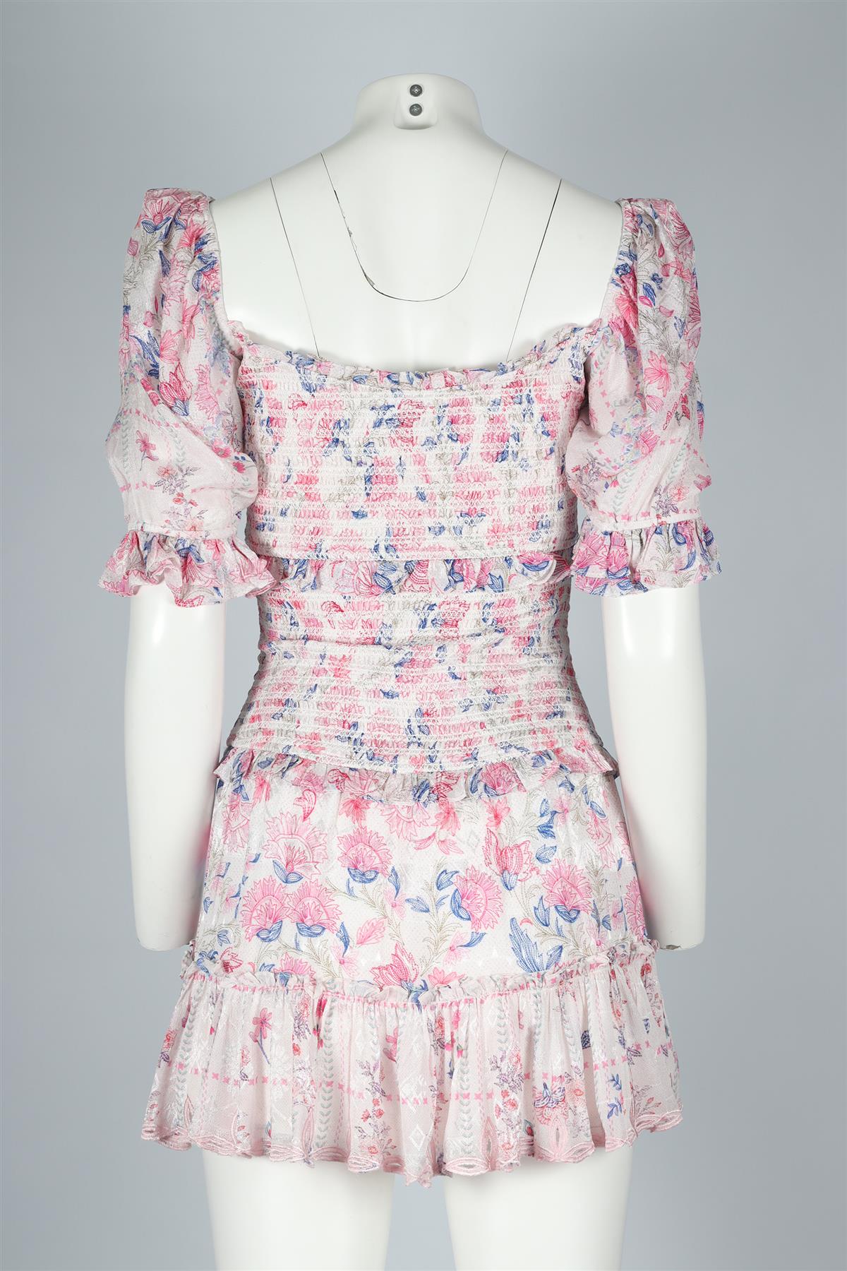 PINK COTTON MINI DRESS