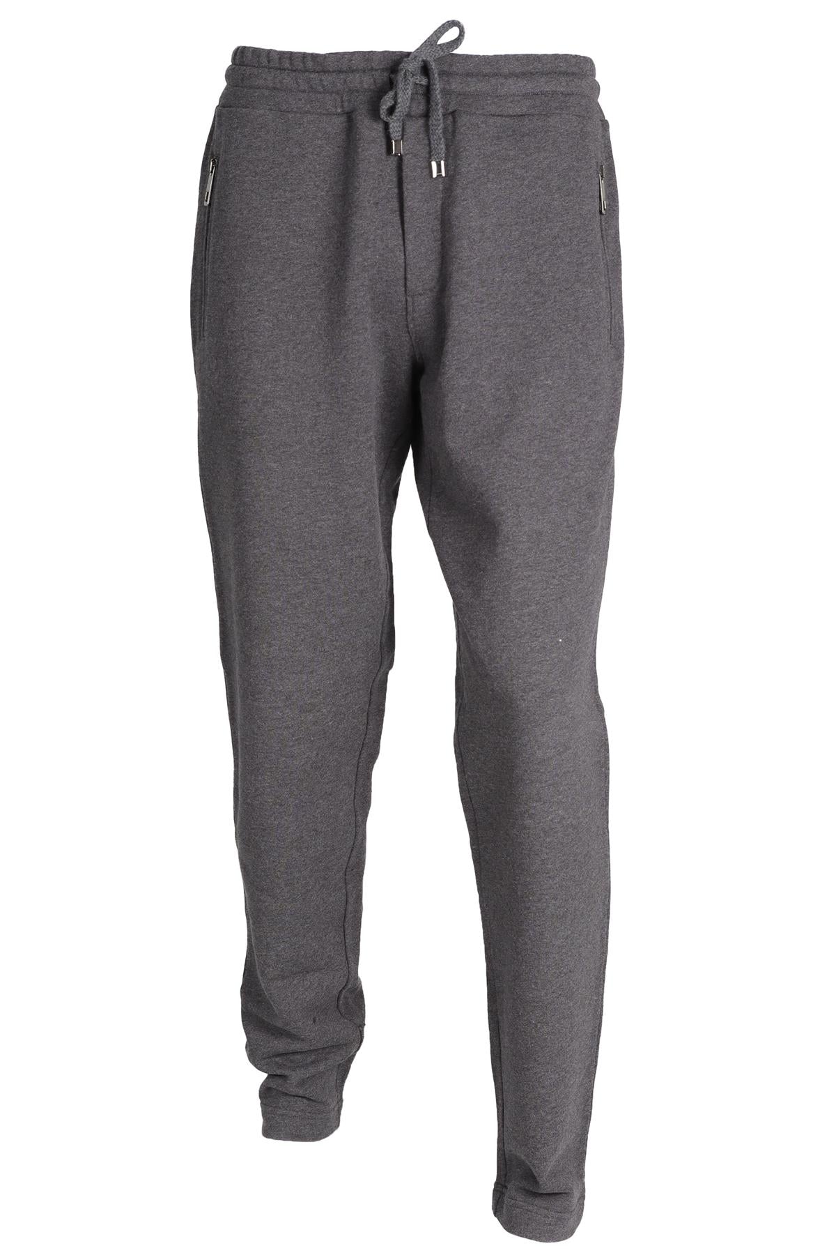 DOLCE & GABANNA GREY MEN'S COTTON TRACK PANTS IT 46 UK 30