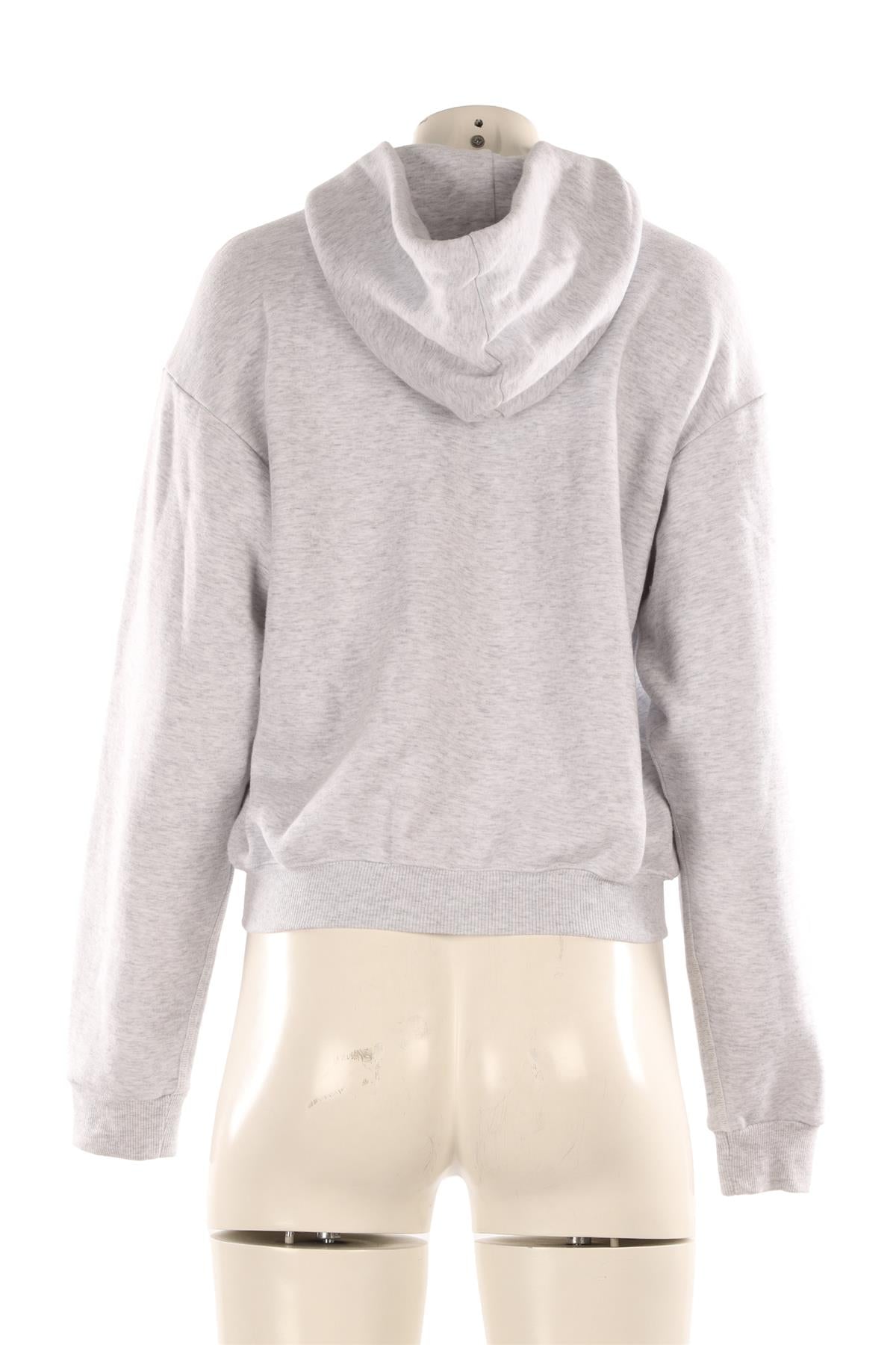 SKIMS GREY COTTON HOODIE SMALL