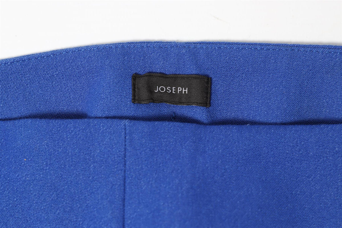 JOSEPH BLUE COTTON BLEND SKINNY PANTS FR 34 UK 6