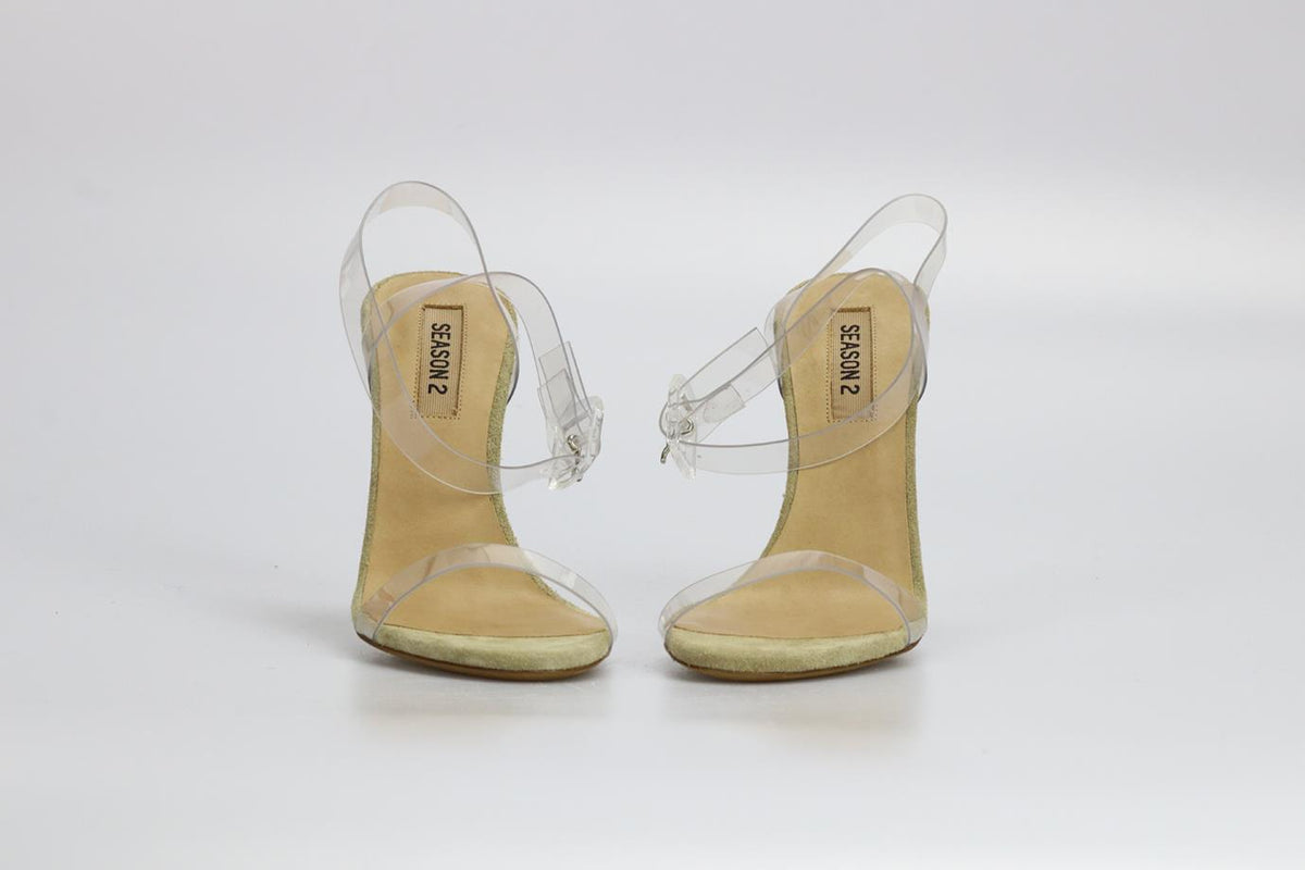 YEEZY SEASON 2 PVC AND SUEDE SANDALS EU 38 UK 5 US 8