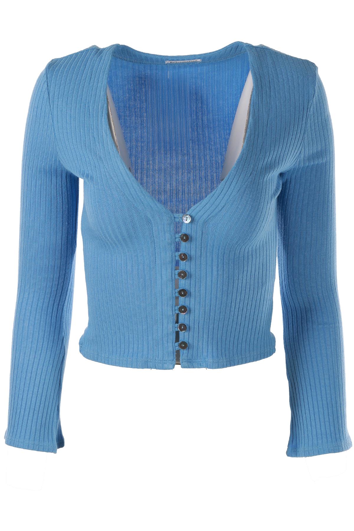 BLUE MODAL TOP