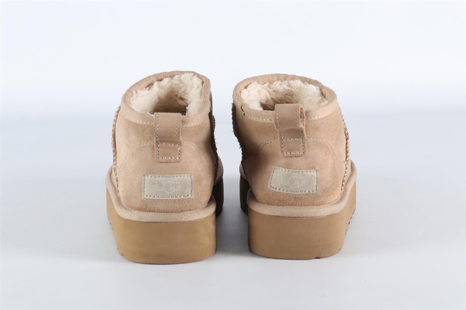 UGG BEIGE ANKLE BOOTS EU 36 UK 3 US 4