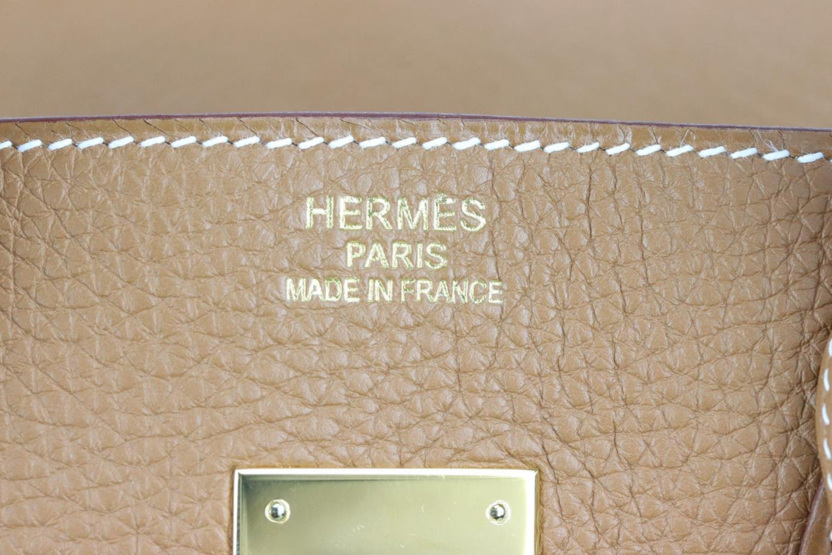 HERMÈS 2012 BIRKIN 35CM VEAU TOGO LEATHER BAG