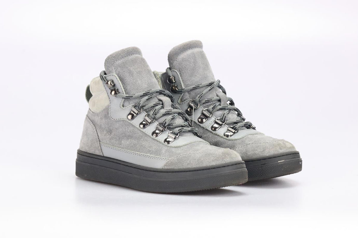 IL GUFO KIDS BOYS SUEDE AND LEATHER BOOTS EU 30 UK 12