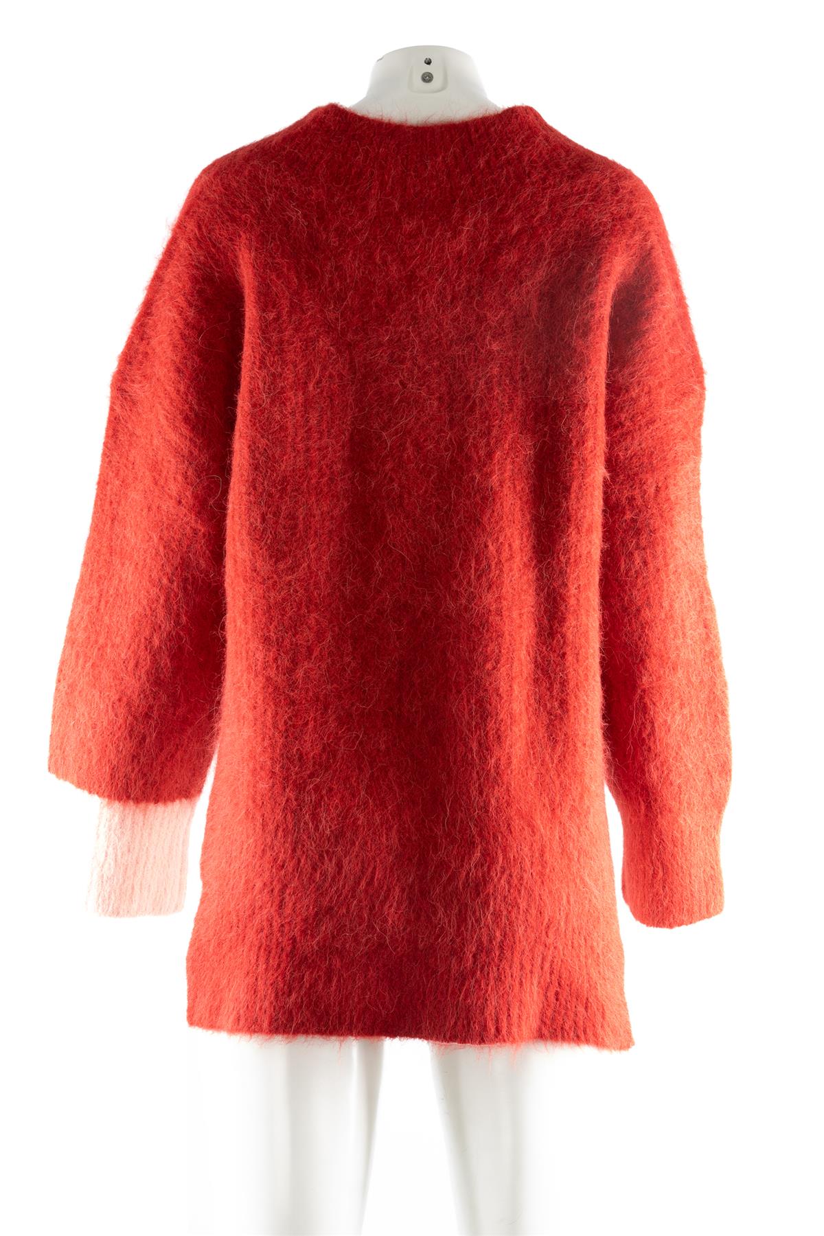 ROKSANDA RED ALPACA SWEATER SMALL