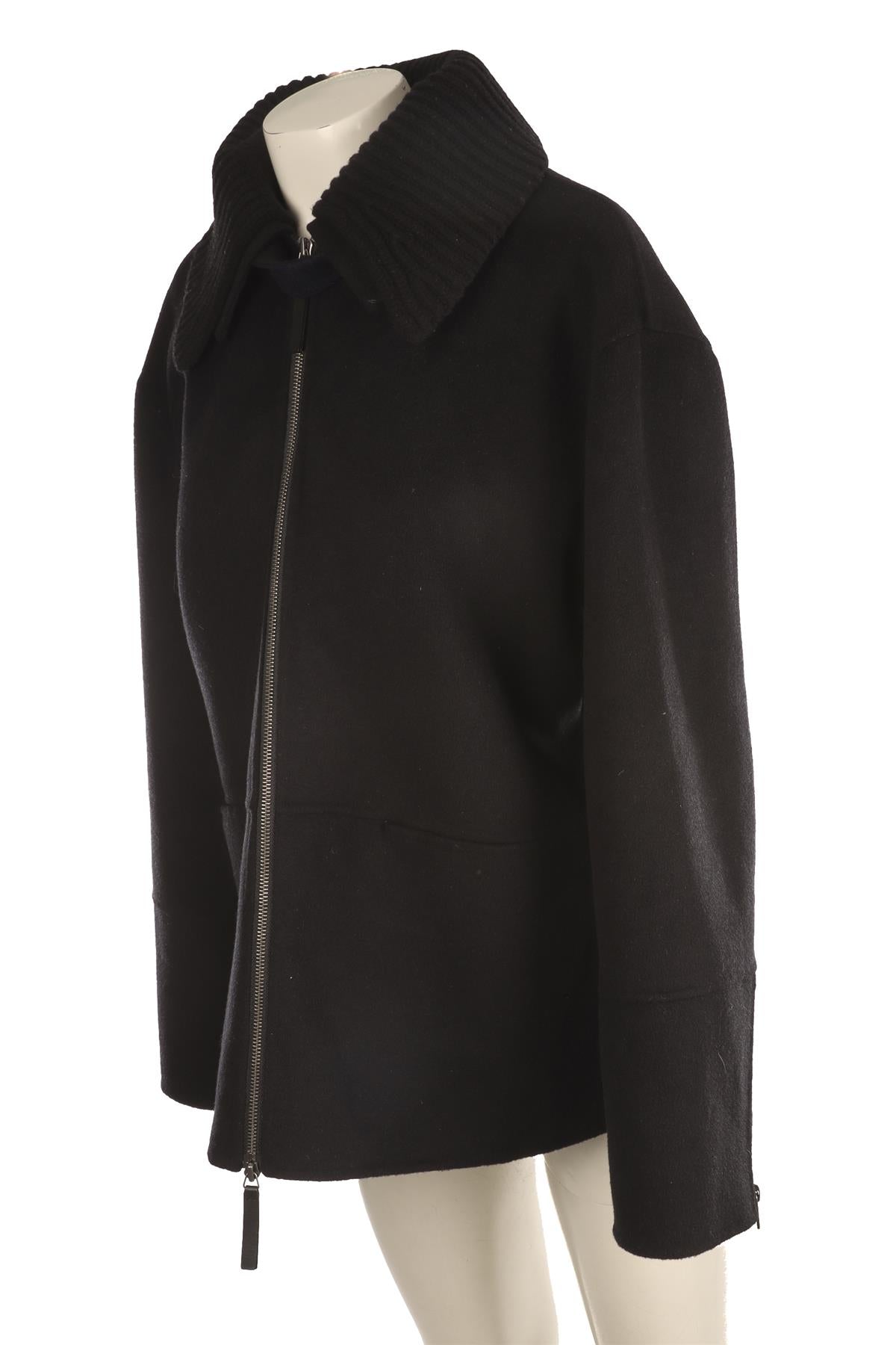 PROENZA SCHOULER WHITE LABEL BLACK WOOL JACKET LARGE