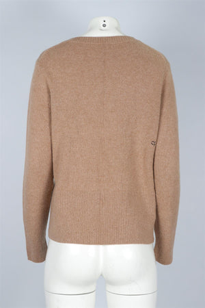 CHINTI & PARKER TAN CASHMERE SWEATER SMALL/MEDIUM