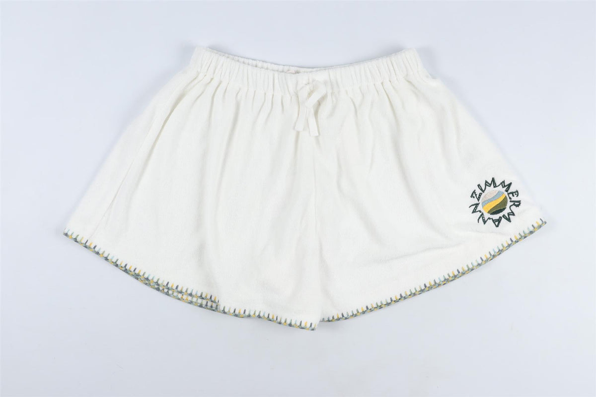 ZIMMERMANN WHITE KIDS GIRLS SHORTS 12 YEARS
