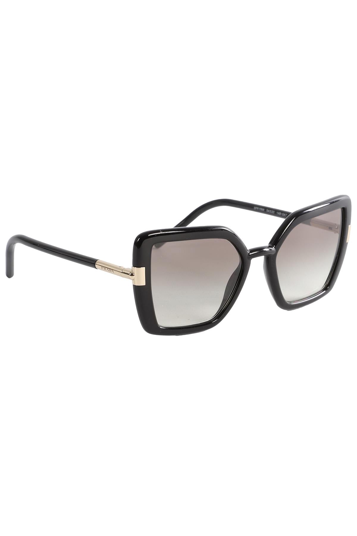 PRADA BLACK CAT EYE ACETATE SUNGLASSES