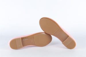 DOLCE & GABBANA PINK KIDS GIRLS LEATHER BALLERINA FLATS EU 33 UK 1 US 2