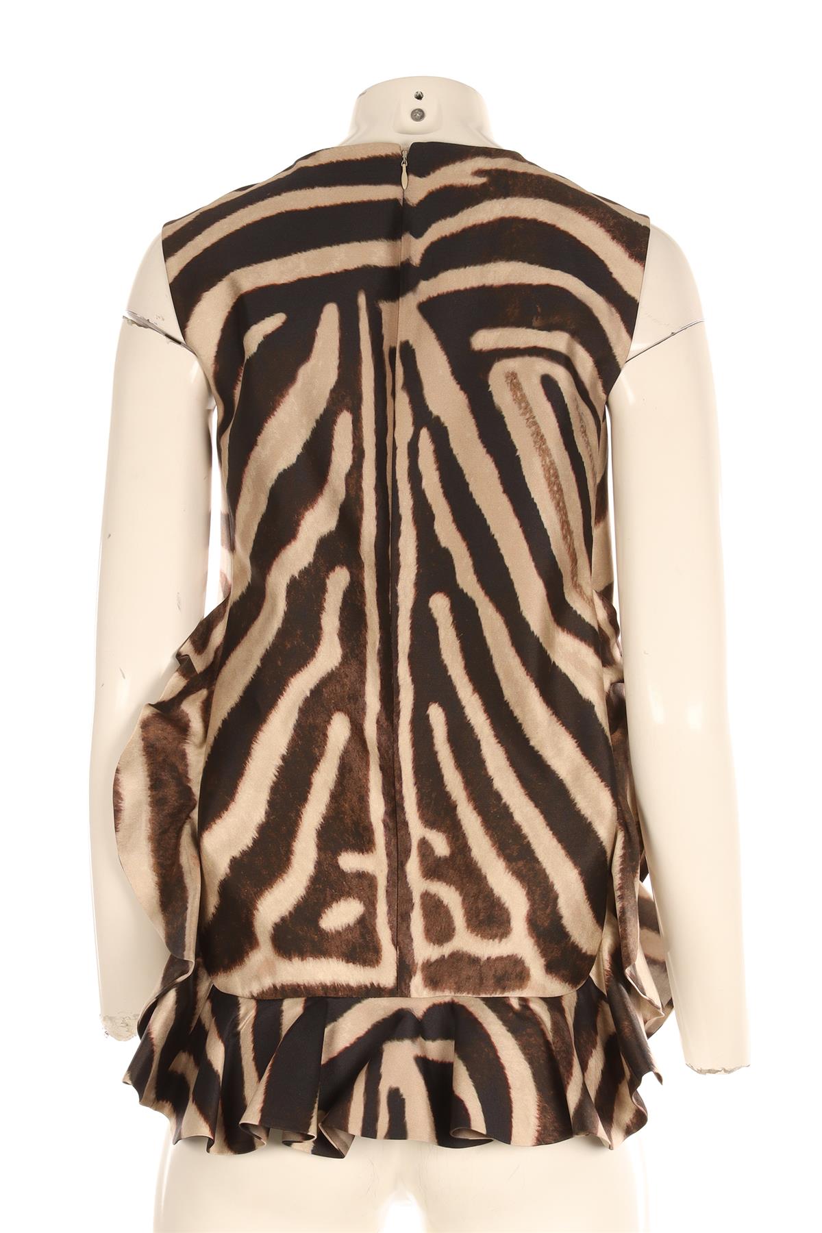 GIAMBATTISTA VALLI BEIGE COTTON TOP IT 40 UK 8