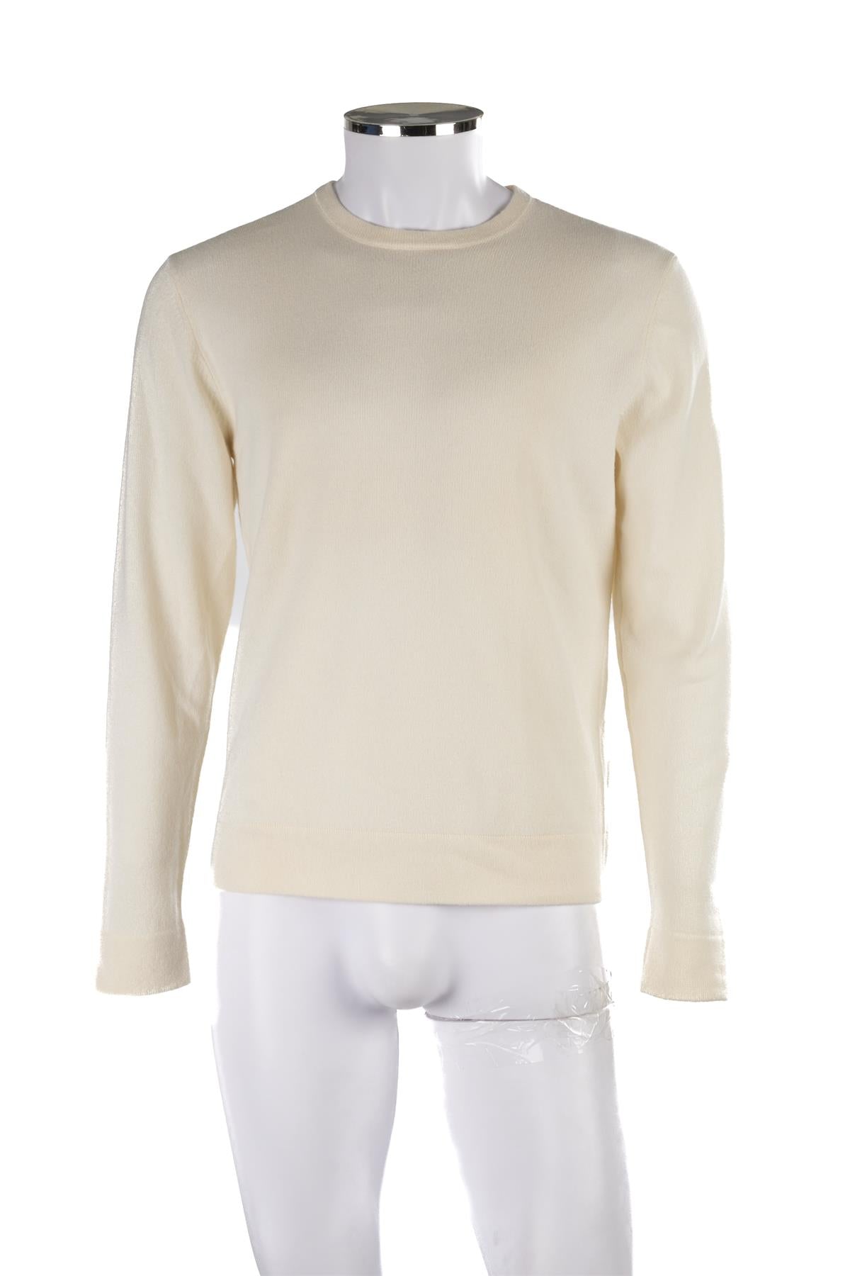 RALPH LAUREN BLACK LABEL CREAM CASHMERE SWEATER LARGE
