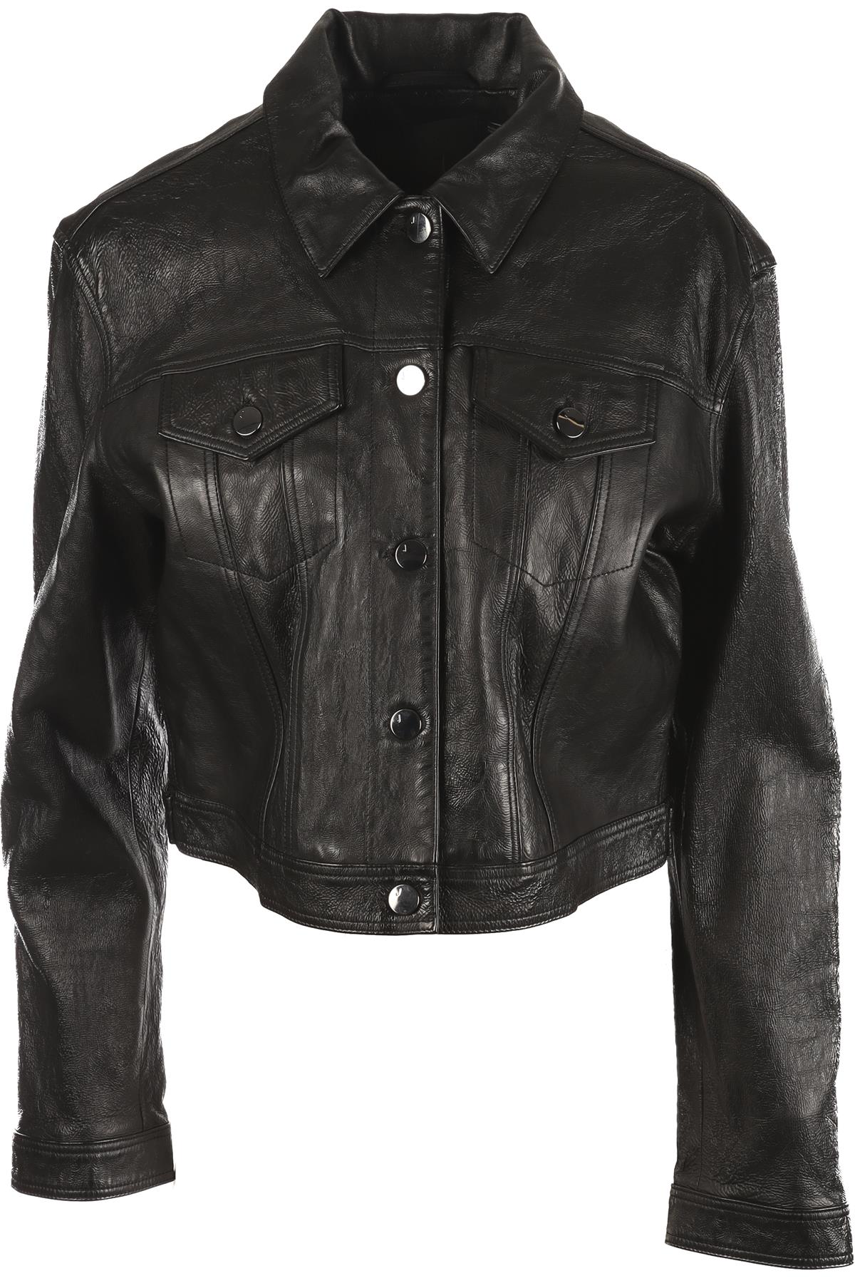J BRAND BLACK LEATHER JACKET SMALL