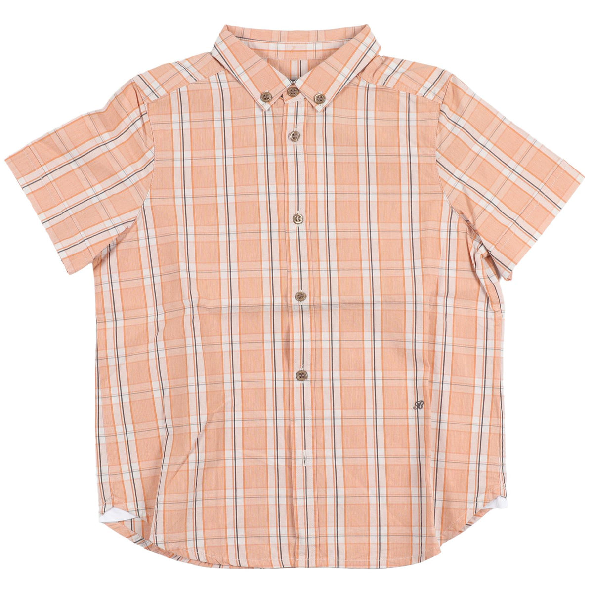 BONPOINT ORANGE KIDS BOYS SHIRT 6 YEARS