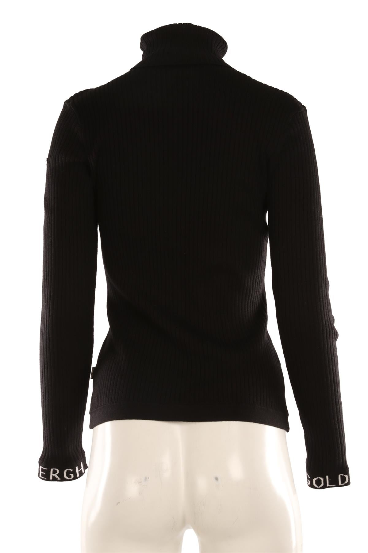 GOLDBERGH BLACK COTTON SWEATER MEDIUM