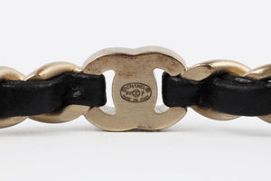 CHANEL BLACK 2012 CC CHAIN BRACELET