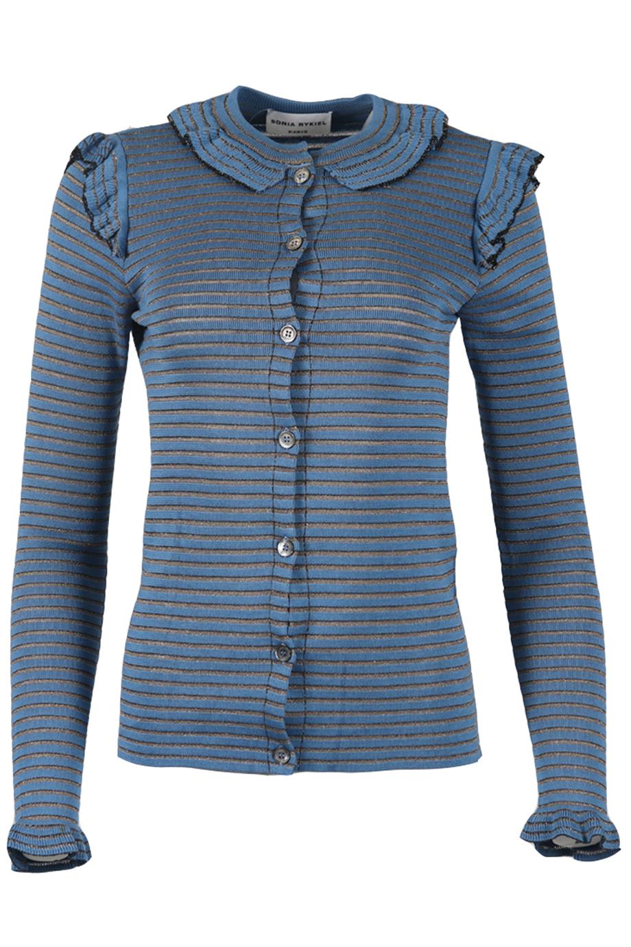 SONIA RYKIEL COTTON BLEND CARDIGAN SMALL