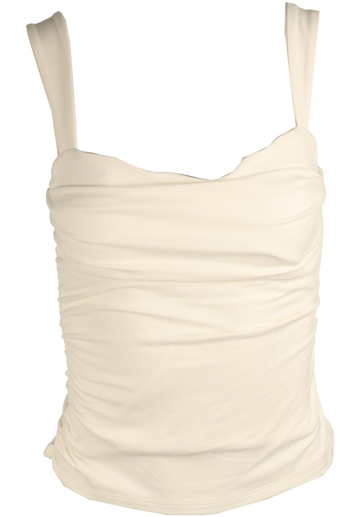 REFORMATION IVORY COTTON TOP SMALL