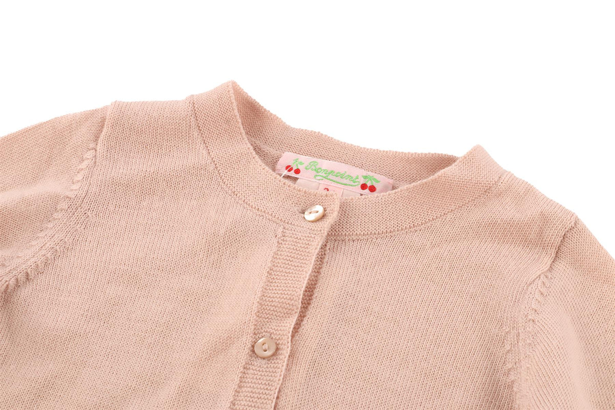 BONPOINT PINK KIDS GIRLS CARDIGAN 2 YEARS