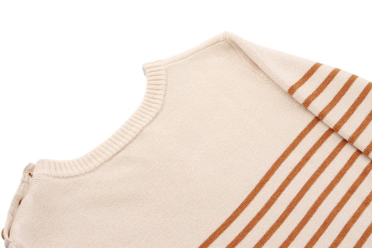 CREAM TEEN BOYS SWEATER