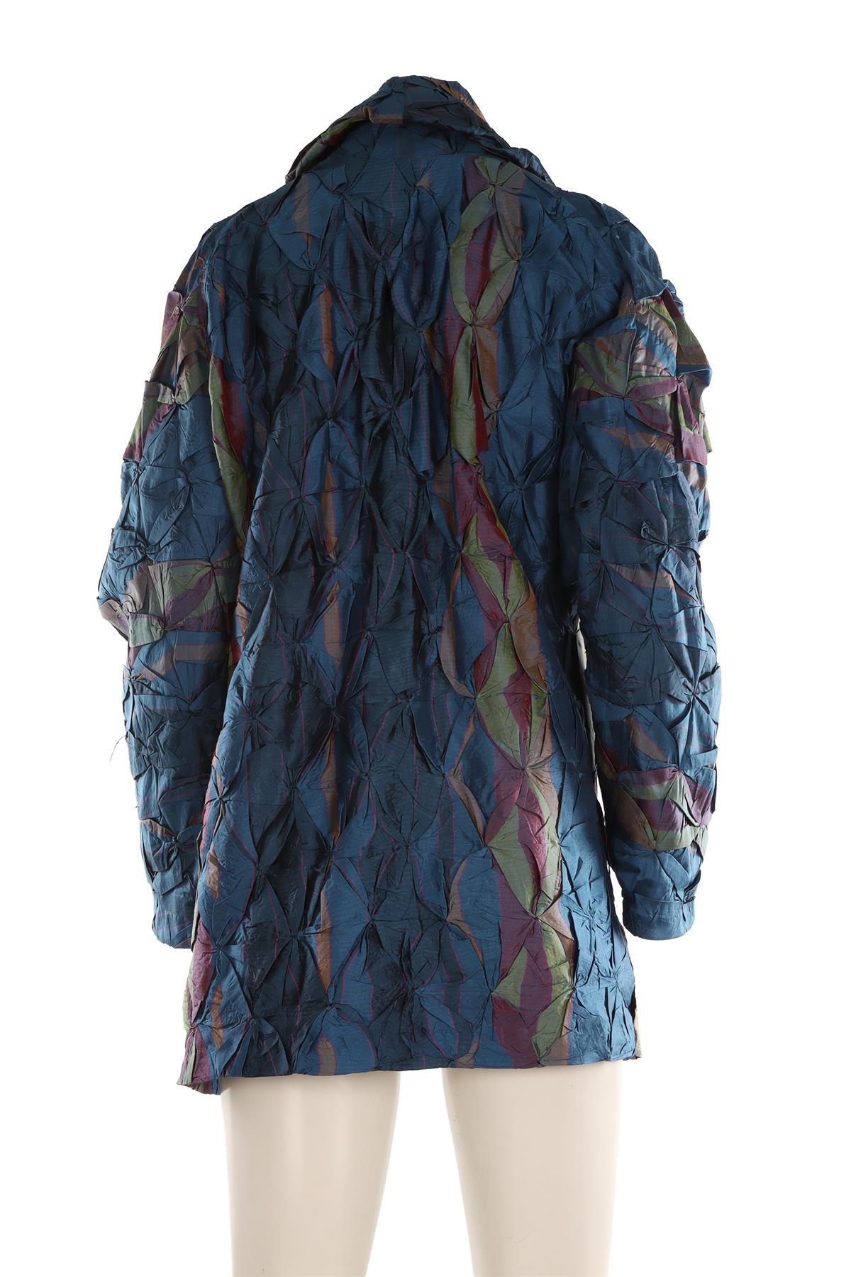 AMRICH BLUE SILK JACKET ONE SIZE
