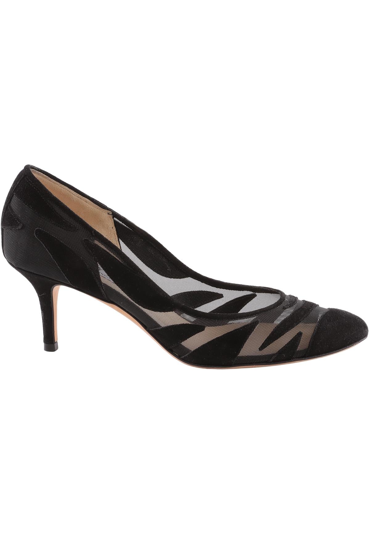 JIMMY CHOO BLACK SUEDE PUMPS EU 36.5 UK 3.5 US 6.5
