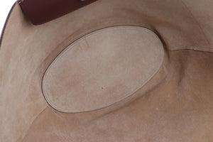 THE ROW BROWN MARKET LEATHER TOTE BAG