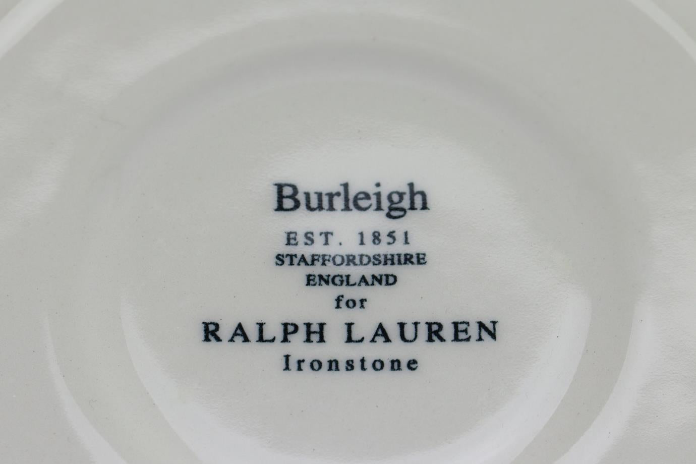 RALPH LAUREN + BURLEIGH PORCELAIN TEA SET