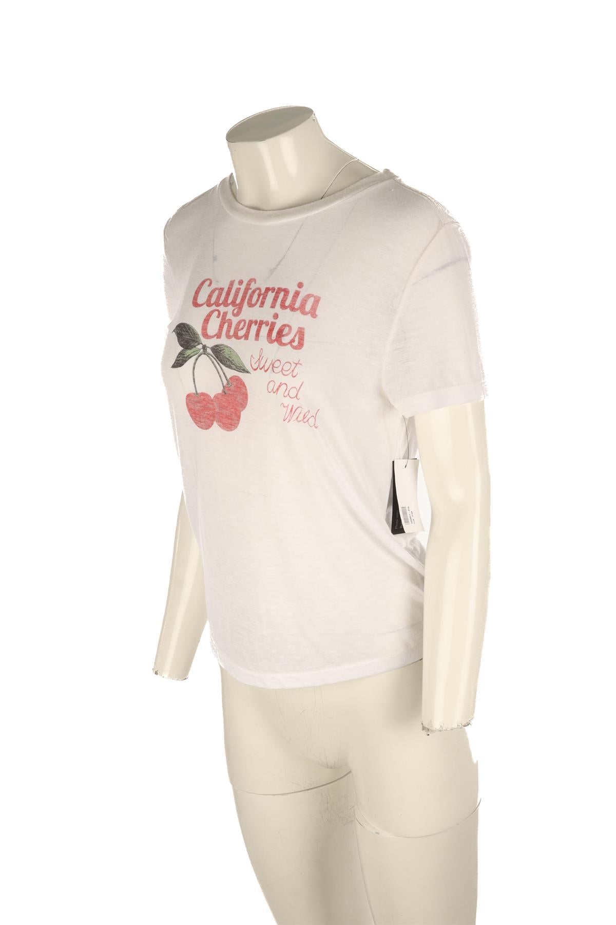 RE/DONE WHITE COTTON T-SHIRT LARGE