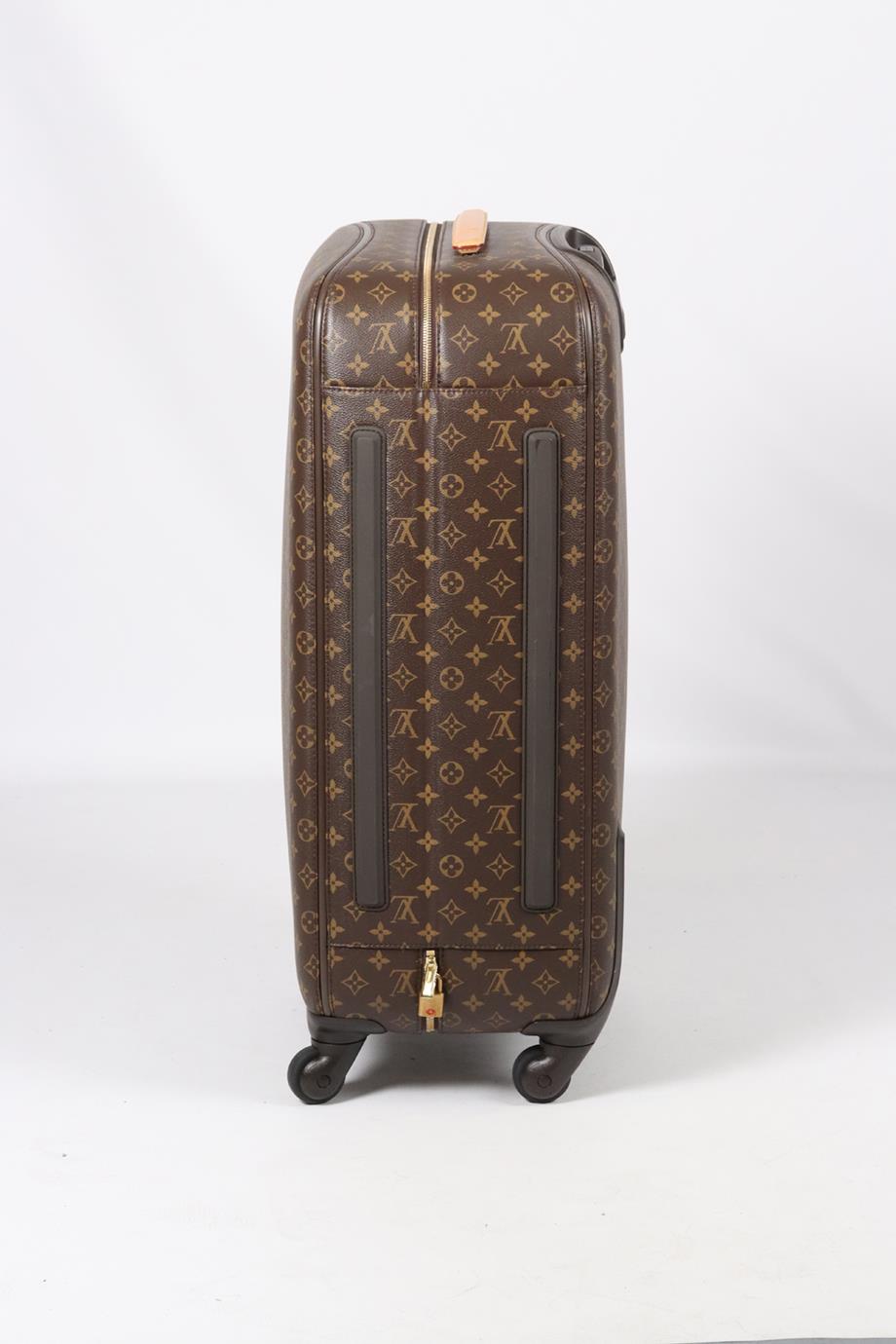 LOUIS VUITTON ZEPHYR 70 MONOGRAM COATED CANVAS AND LEATHER SUITCASE