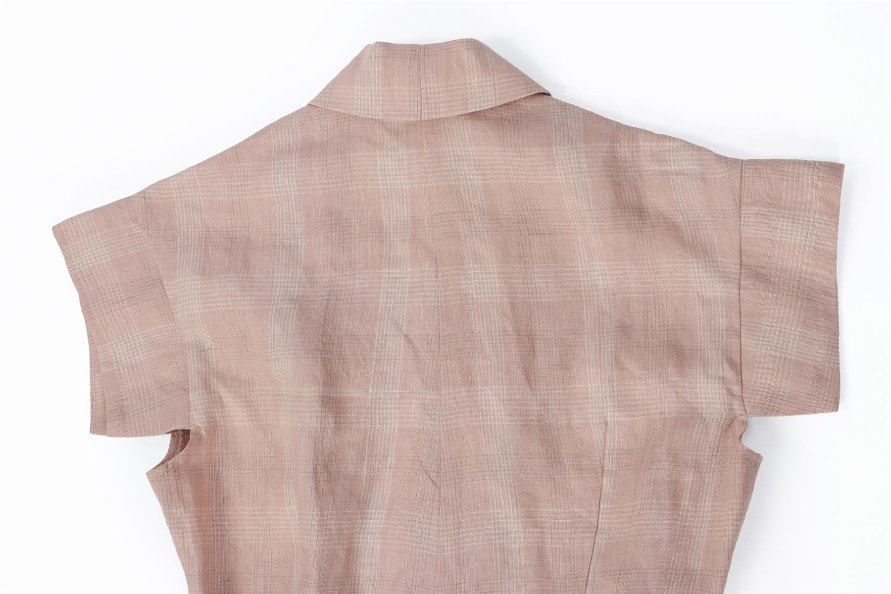 MIGUELINA PINK LINEN JUMPSUIT XSMALL