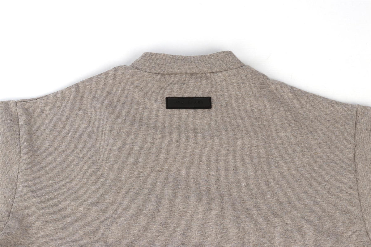 ESSENTIALS FEAR OF GOD GREY KIDS BOYS TOP 7-8 YEARS