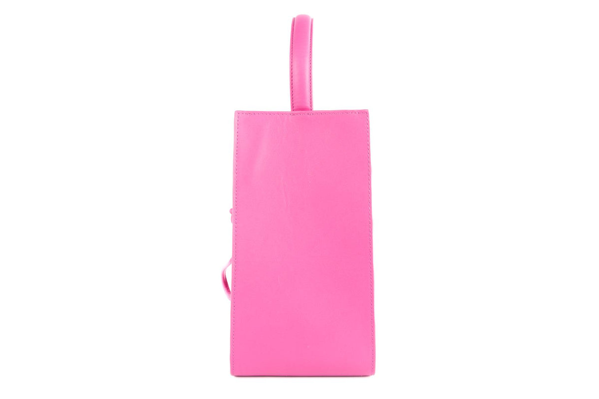3.1 PHILLIP LIM PINK SOLEIL SMALL LEATHER TOTE BAG