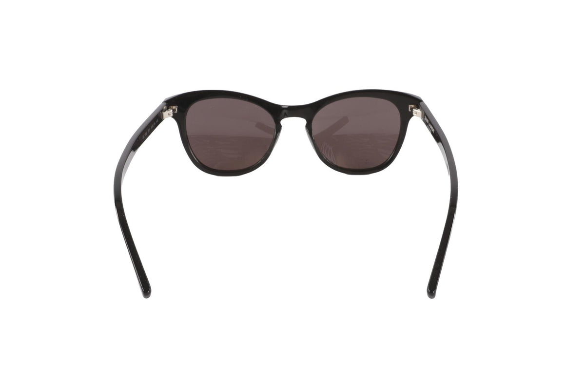 SAINT LAURENT BLACK CAT EYE ACETATE SUNGLASSES