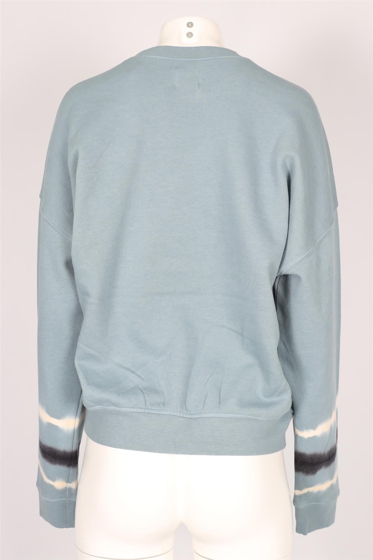 WSLY BLUE COTTON BLEND SWEATSHIRT SMALL