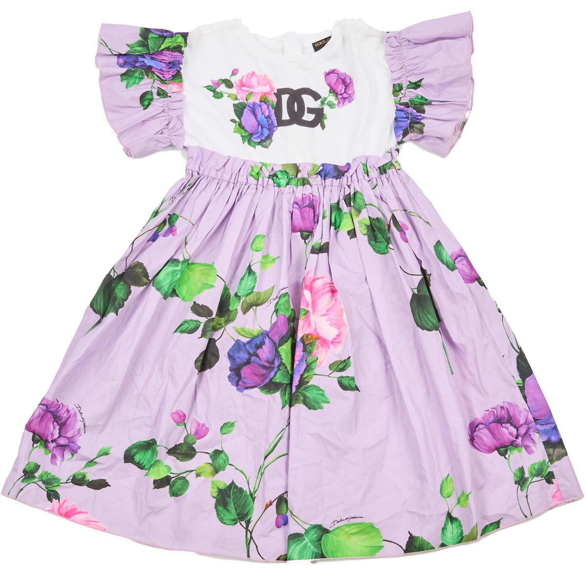 DOLCE & GABBANA PURPLE KIDS GIRLS DRESS 5 YEARS