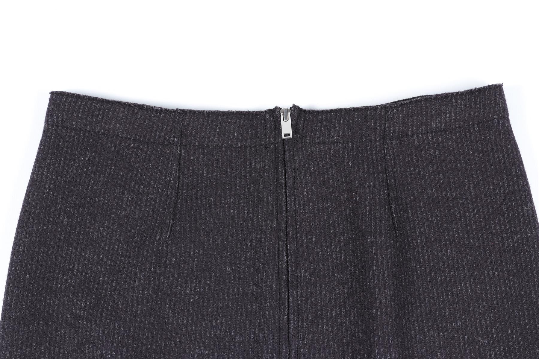 ISABEL MARANT BLACK WOOL MINI SKIRT FR 34 UK 6
