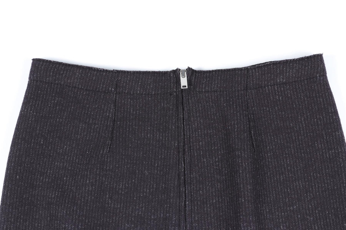 ISABEL MARANT BLACK WOOL MINI SKIRT FR 34 UK 6