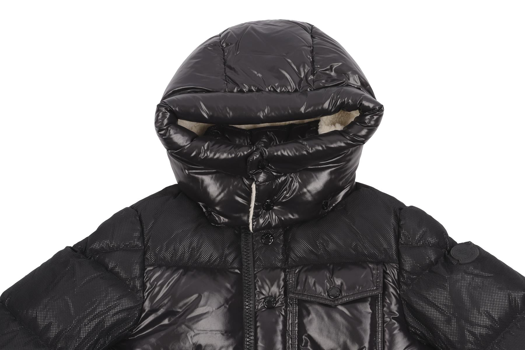 MONCLER BLACK KIDS BOYS JACKET 10 YEARS