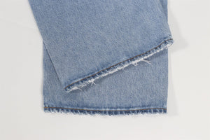 AGOLDE BLUE WIDE LEG JEANS W 24 UK 6