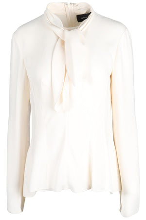 DEREK LAM IVORY SILK TOP UK 14