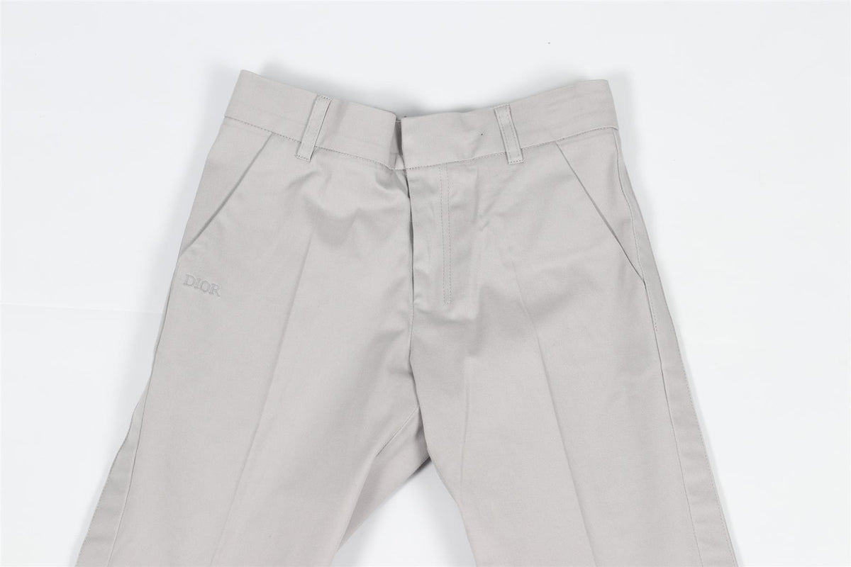 CHRISTIAN DIOR GREY KIDS BOYS COTTON BLEND SUIT 8 YEARS