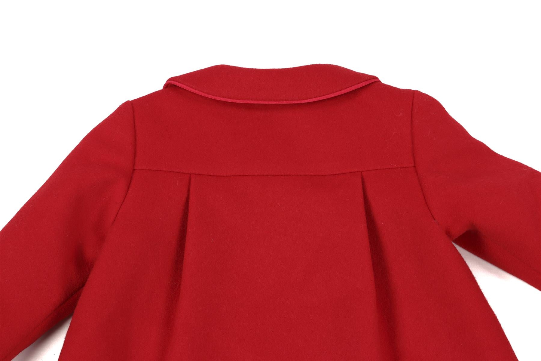 BABY DIOR RED BABY GIRLS COAT 18 MONTHS